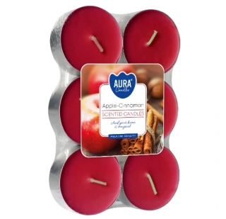 Bispol čajové svíčky maxi apple cinnamon 6ks