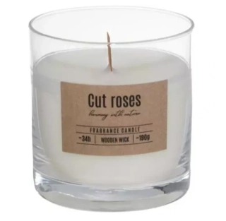 Bispol svíčka cut rose 190g