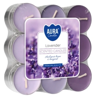 Bispol čajové svíčky Lavender (levandule) 18ks